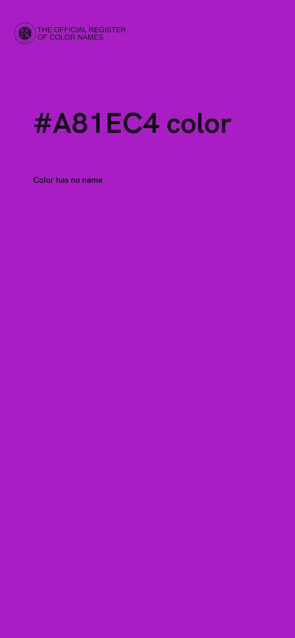 #A81EC4 color image