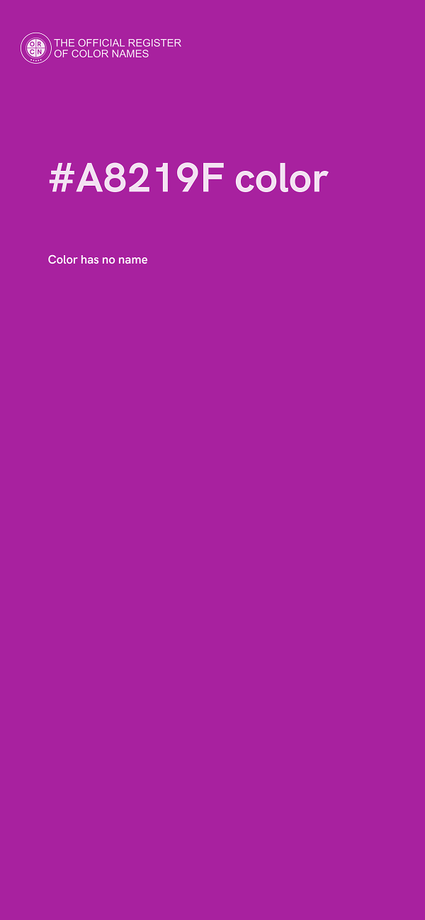 #A8219F color image