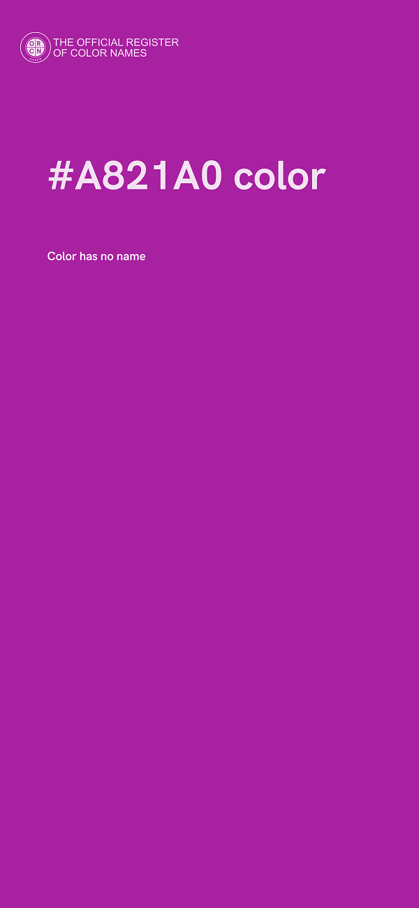 #A821A0 color image