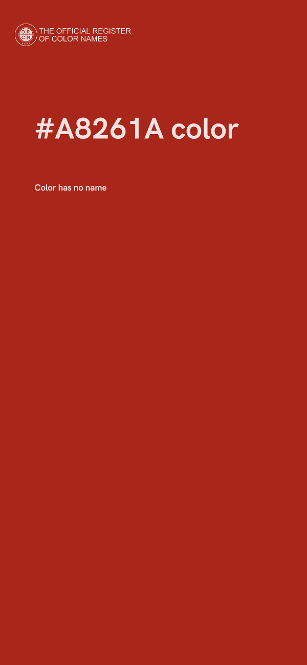 #A8261A color image