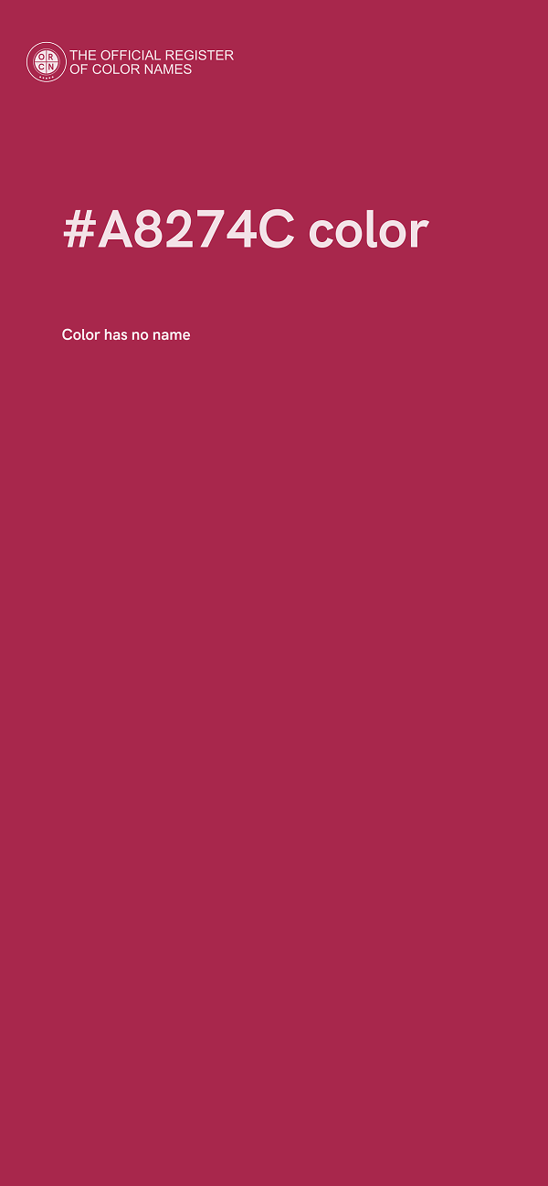#A8274C color image
