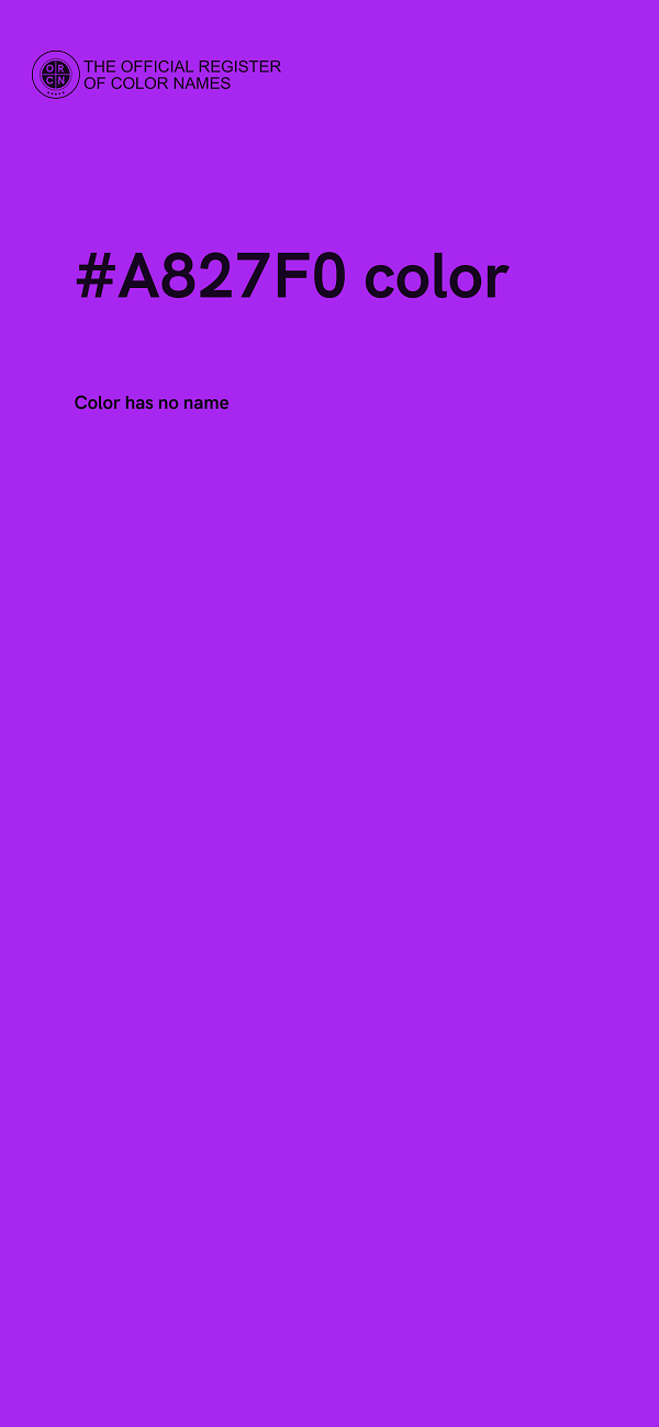 #A827F0 color image