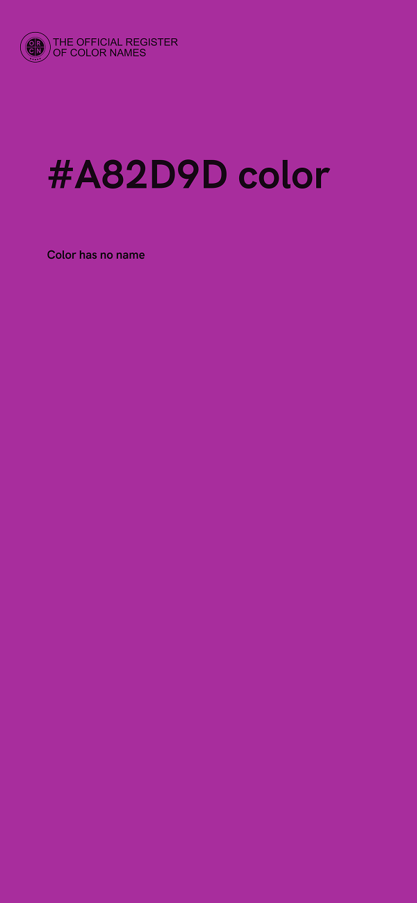 #A82D9D color image