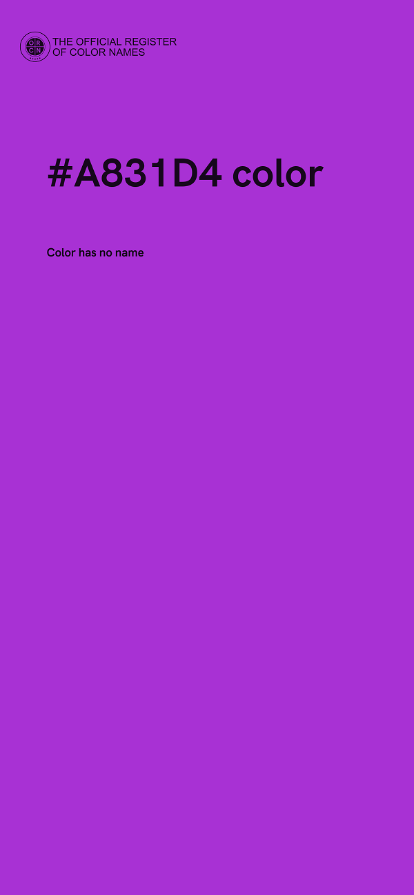 #A831D4 color image
