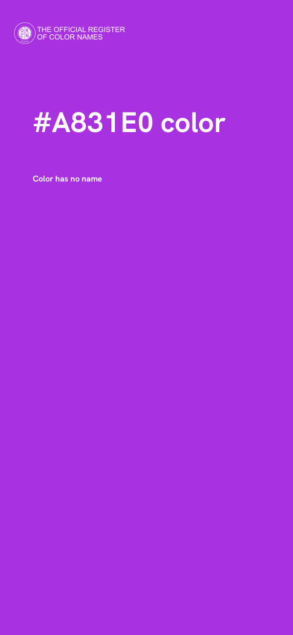 #A831E0 color image