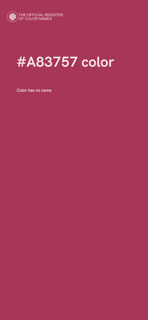#A83757 color image