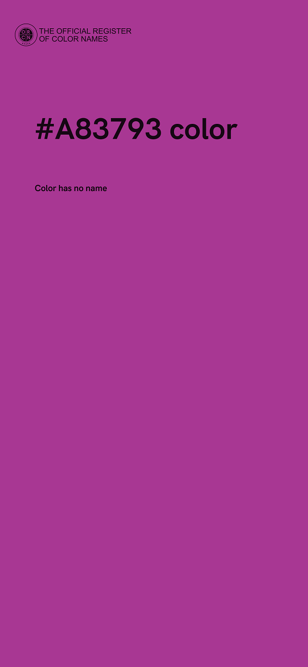 #A83793 color image