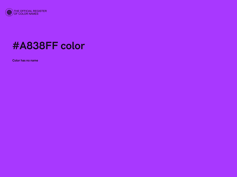 #A838FF color image