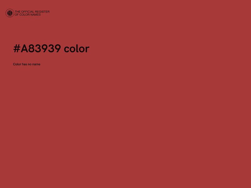 #A83939 color image