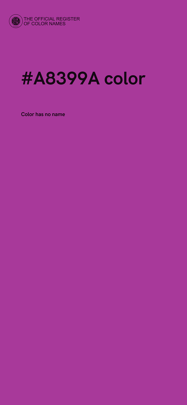 #A8399A color image