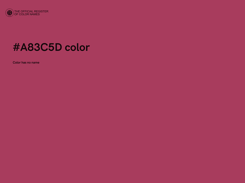 #A83C5D color image