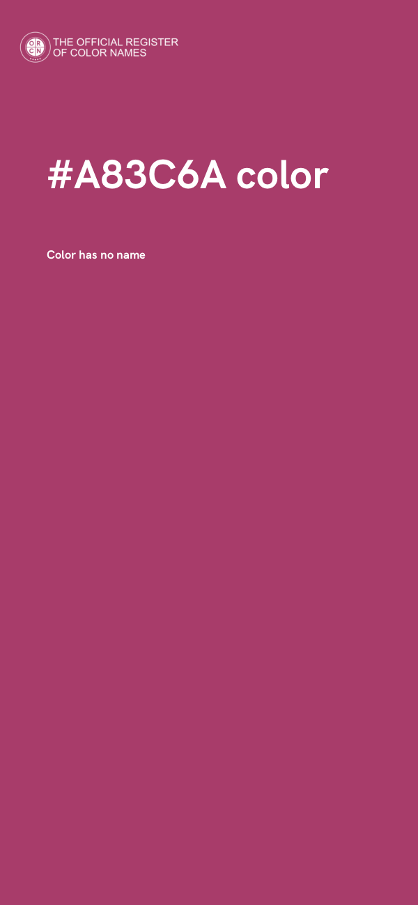 #A83C6A color image