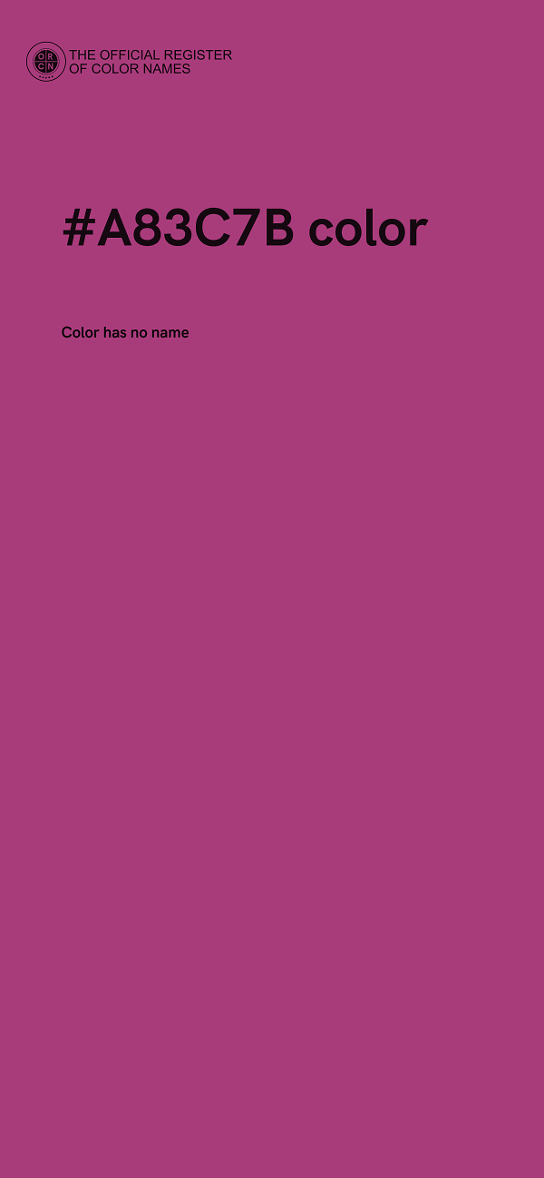 #A83C7B color image
