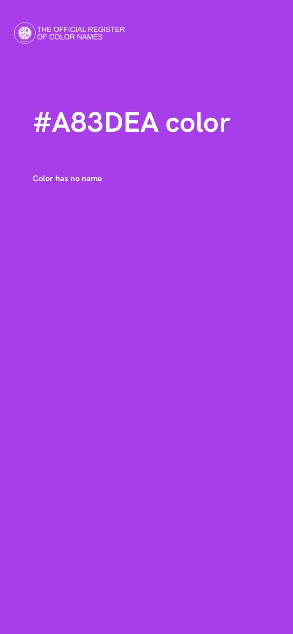 #A83DEA color image