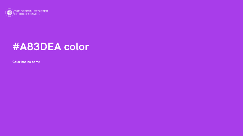 #A83DEA color image