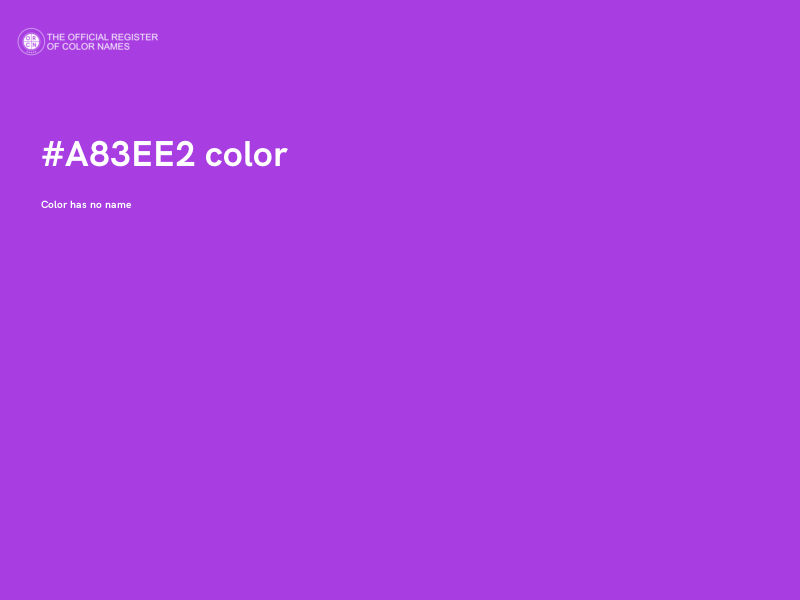 #A83EE2 color image
