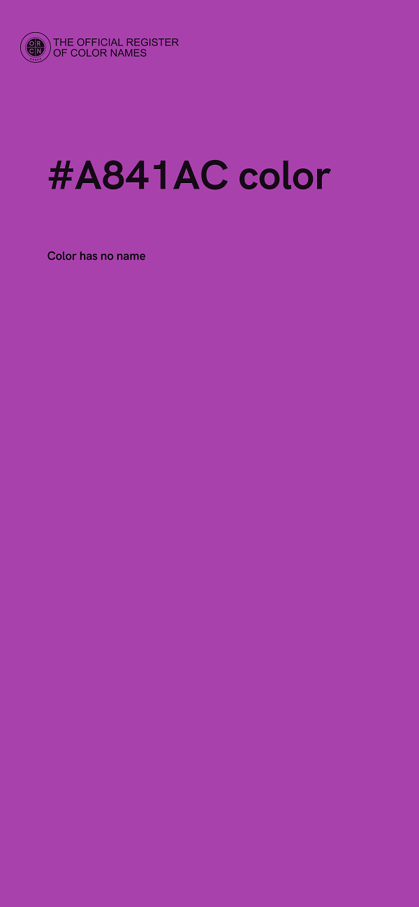 #A841AC color image