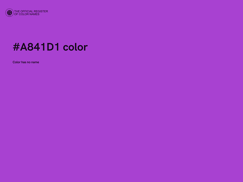 #A841D1 color image