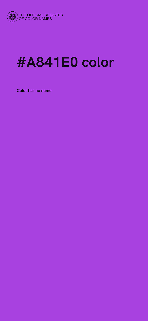 #A841E0 color image
