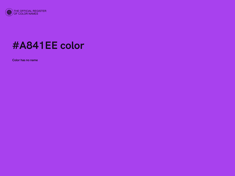 #A841EE color image