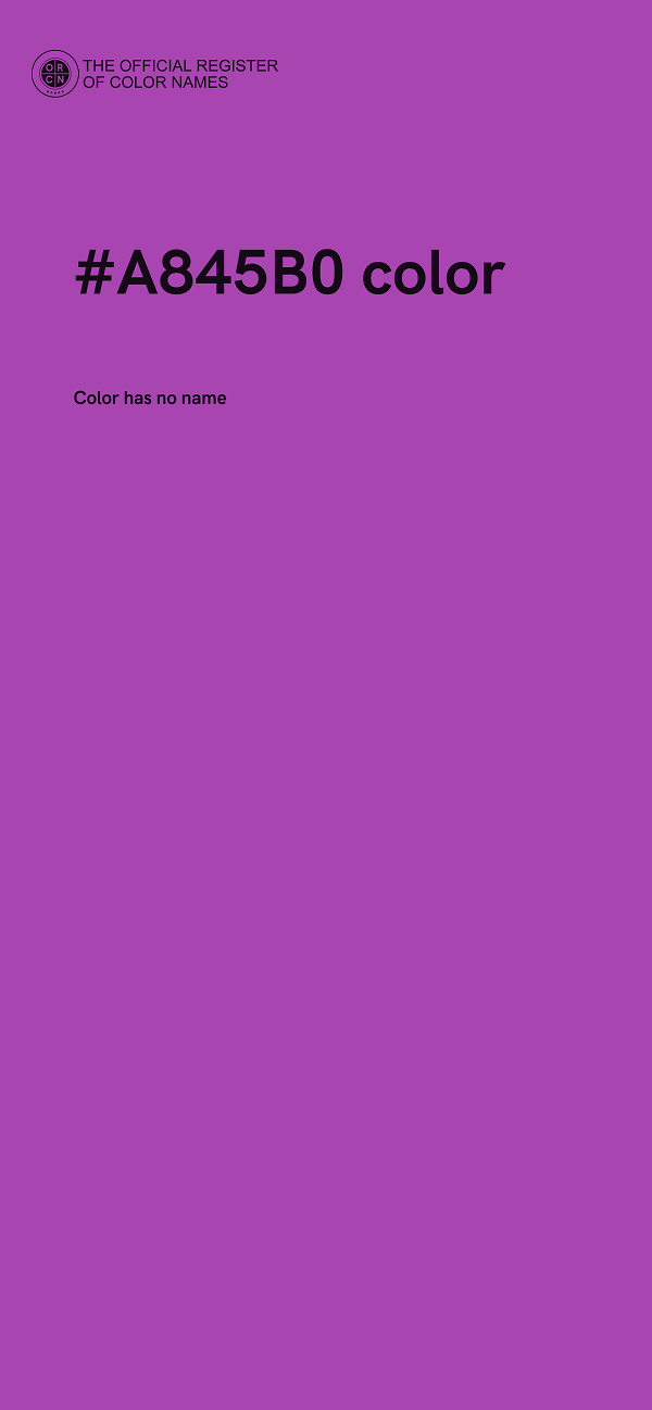 #A845B0 color image