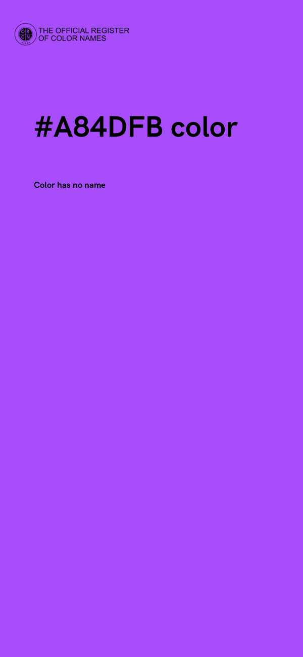 #A84DFB color image
