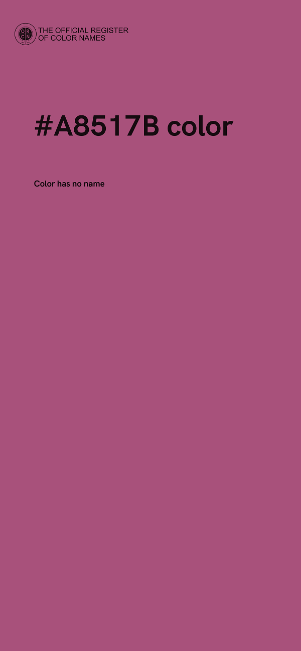 #A8517B color image
