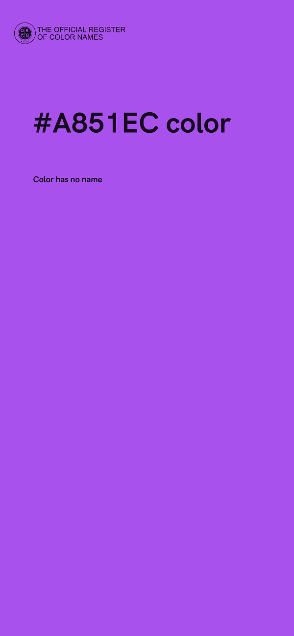 #A851EC color image