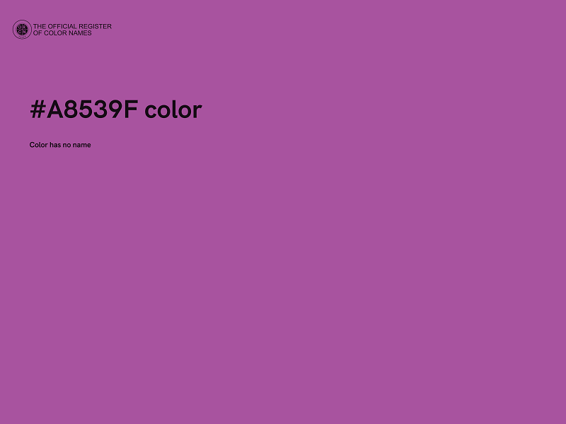 #A8539F color image