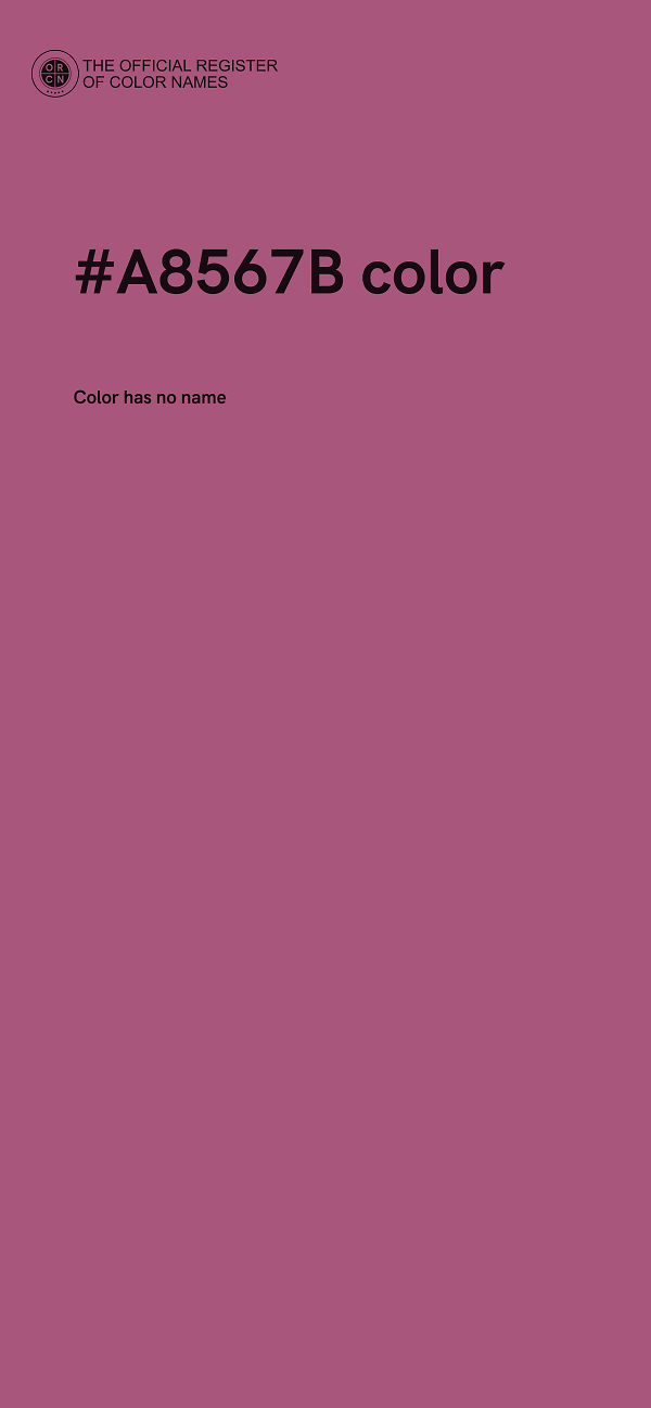 #A8567B color image