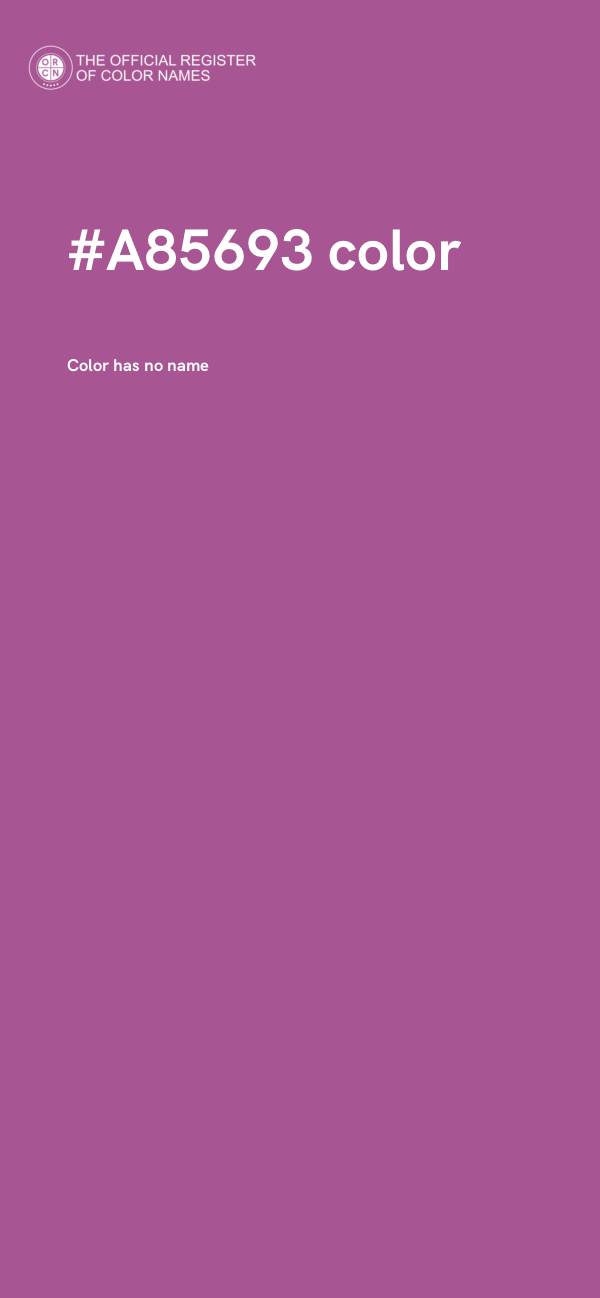 #A85693 color image