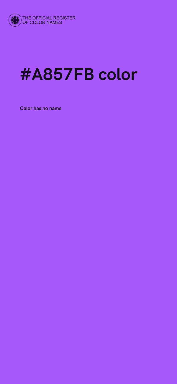 #A857FB color image