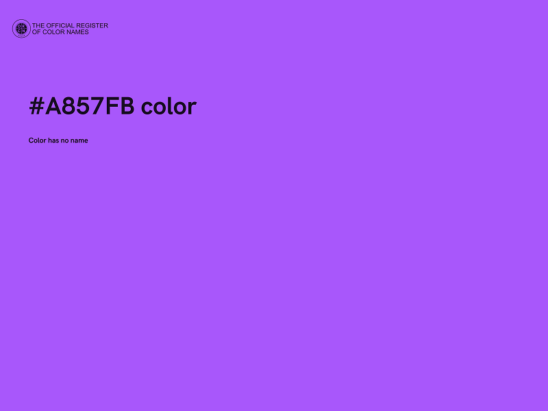 #A857FB color image
