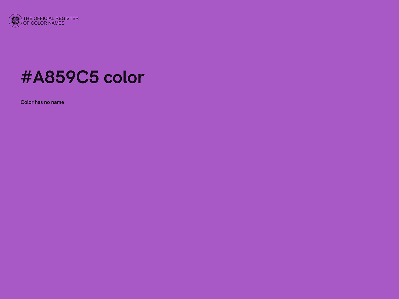 #A859C5 color image