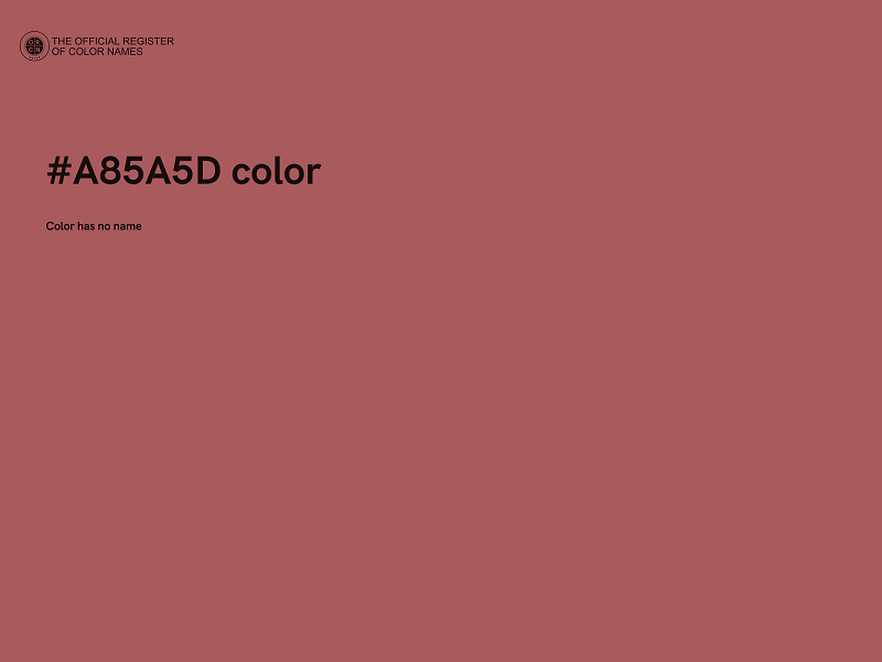 #A85A5D color image