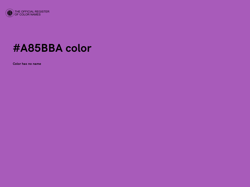 #A85BBA color image