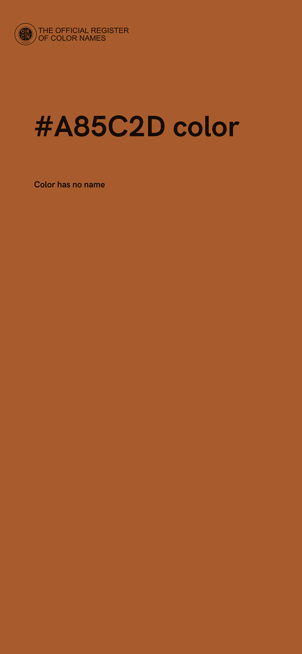#A85C2D color image