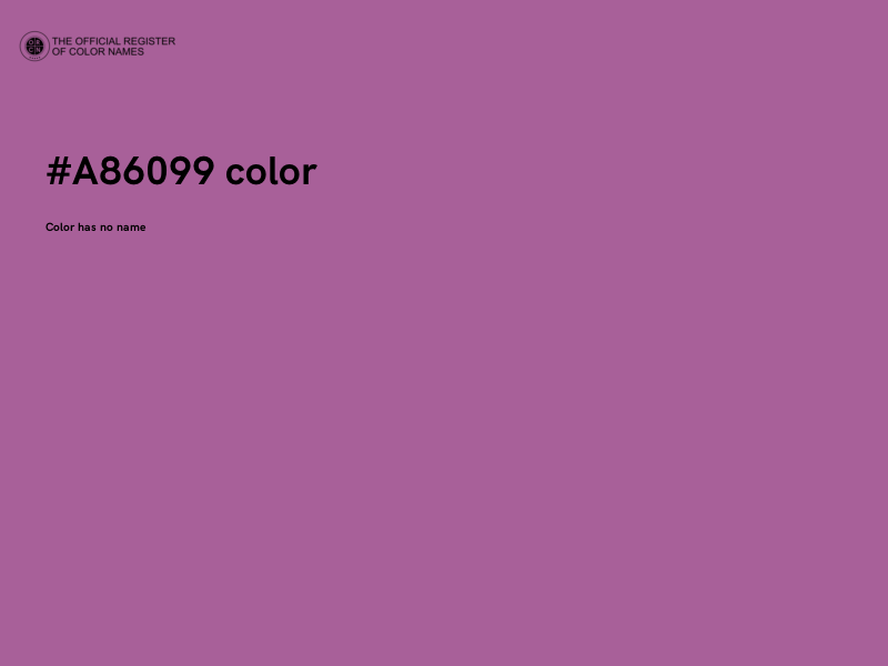 #A86099 color image