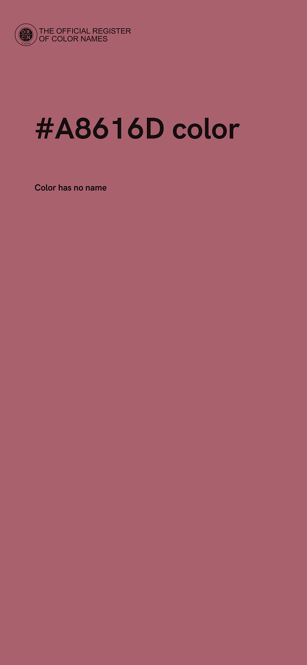 #A8616D color image