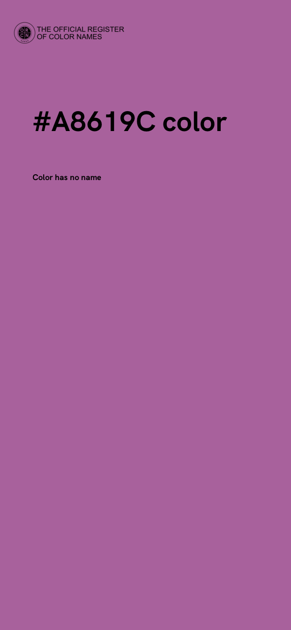 #A8619C color image