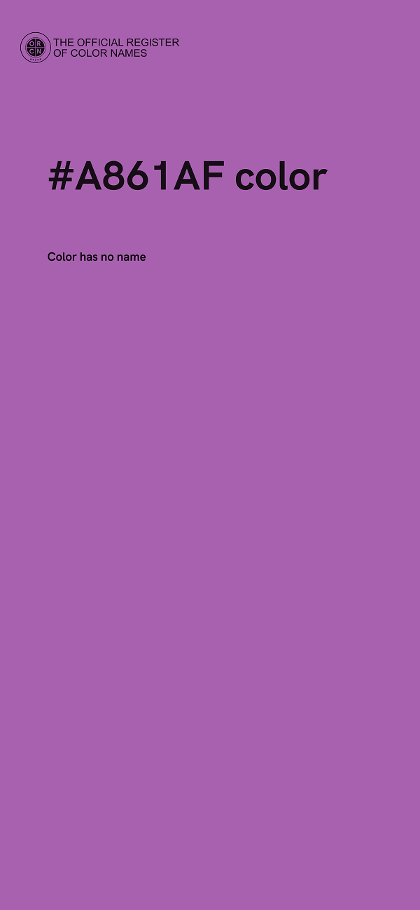 #A861AF color image