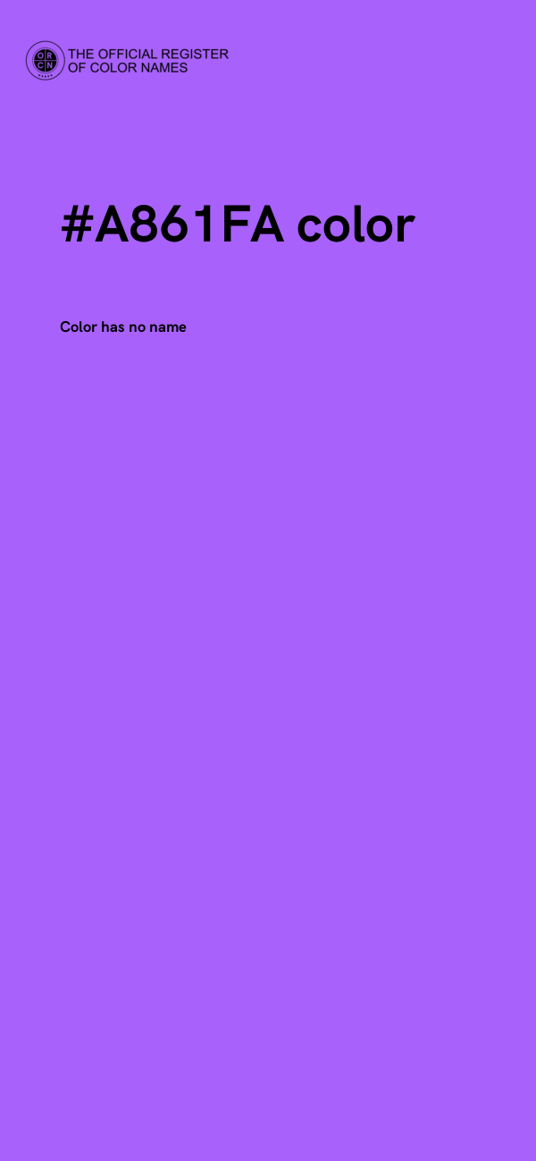 #A861FA color image