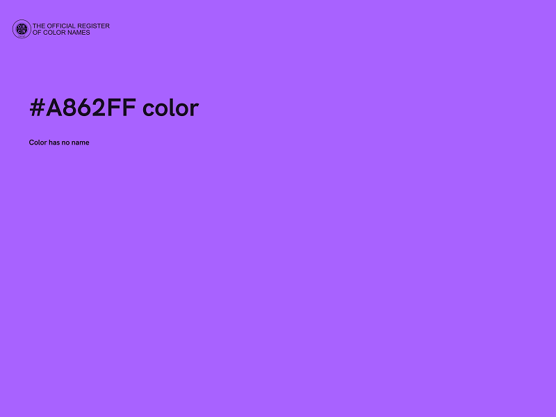 #A862FF color image