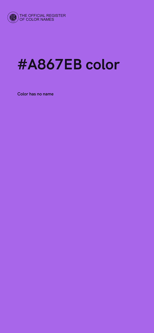 #A867EB color image
