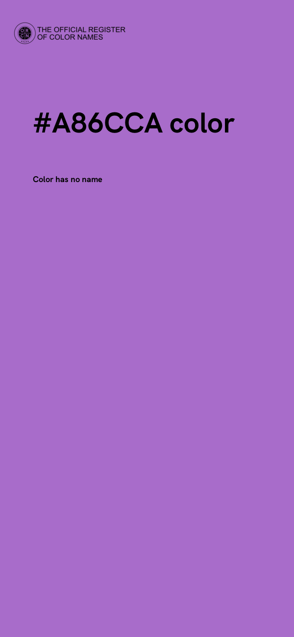 #A86CCA color image