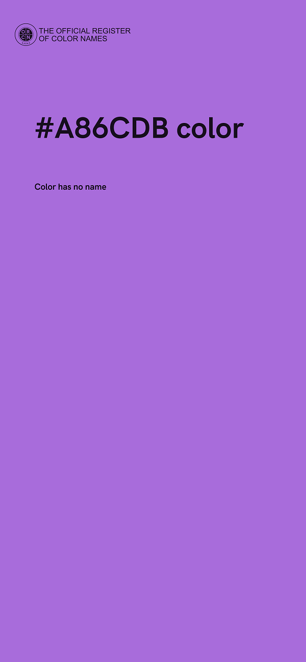 #A86CDB color image