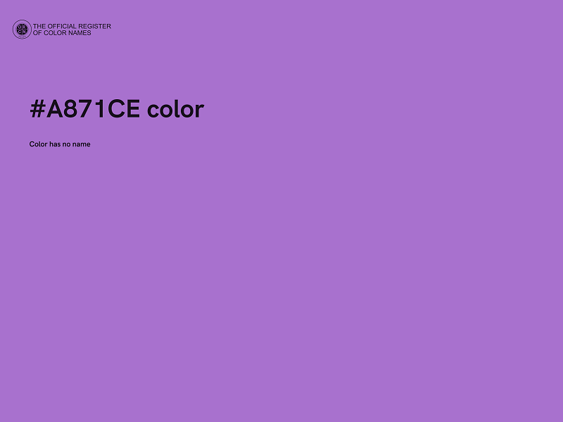 #A871CE color image