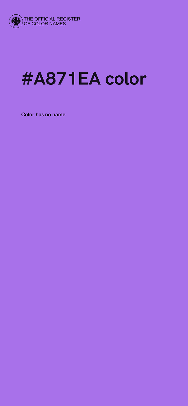 #A871EA color image