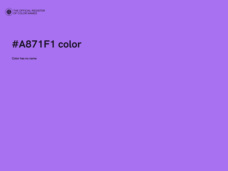 #A871F1 color image