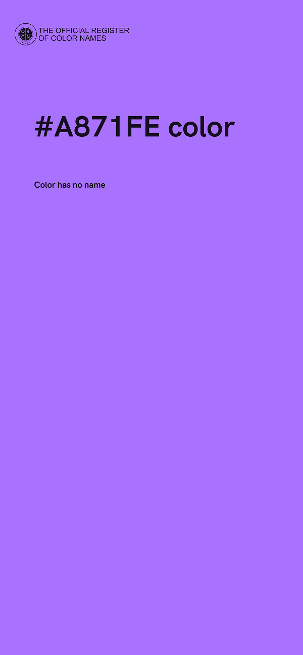 #A871FE color image